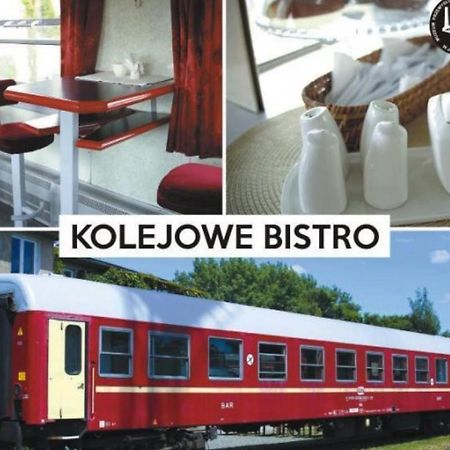 Wagony Sypialne W Muzeum Kolejnictwa Hotel Jaworzyna Slaska Bagian luar foto